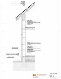 Detaliu constructiv izolare termica pardoseala incalzita