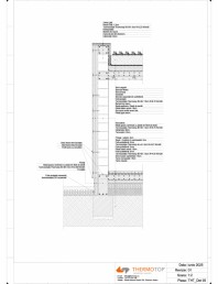 Detaliu constructiv izolare termica terasa verde inierbata
