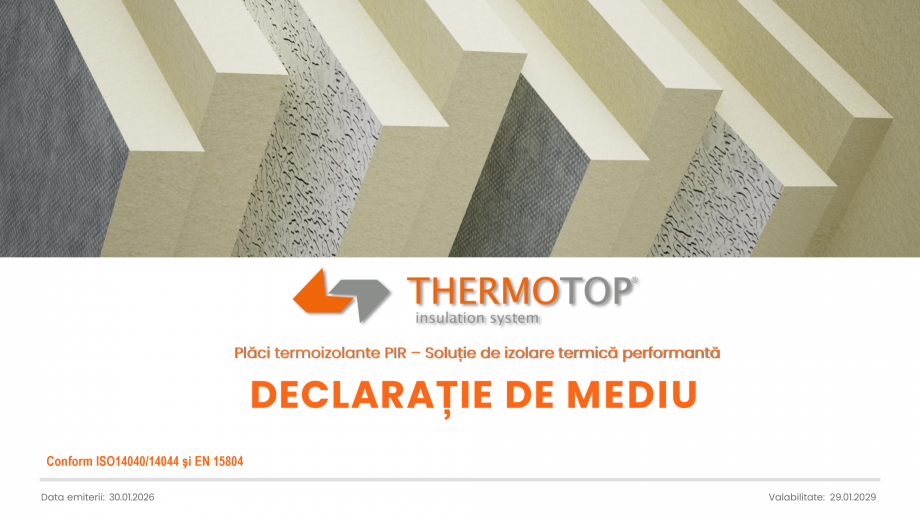 Pagina 1-Declaratie de mediu a produsului - EPD -THERMOTOP TECHNOLOGY THERMOTOP TECHNOLOGY THERMOTOP DV,...