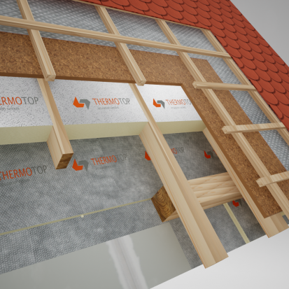 Acoperis Tip Sarpanta Termoizolare sub si intre capriori cu THERMOTOP(3) Acoperis tip sarpanta termoizolare sub si