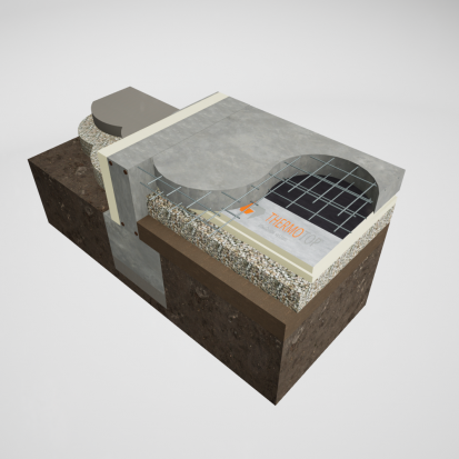 Izolare Termica Fundatie cu placi pir Thermotop (1) Izolare fundatie