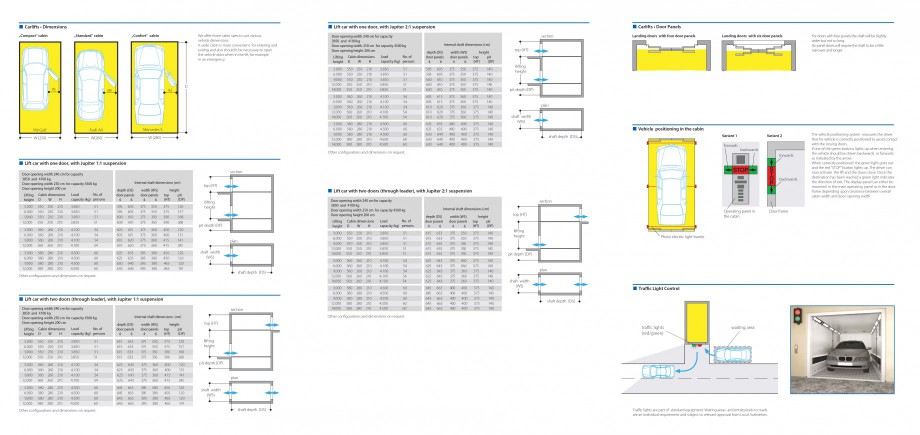 Pagina 2-Ascensor pentru autoturisme ELMAS pentru transport verticala Fisa tehnica Engleza ter fabricated...