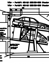 Sistem mecanic de parcare auto 2.0-185/180 Standard
