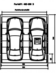 Sistem mecanic de parcare auto 200 D-500