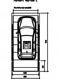 Sistem mecanic de parcare auto 200 E-230