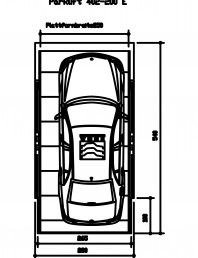 Sistem mecanic de parcare auto 200 E-250