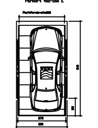 Sistem mecanic de parcare auto 200 E-260