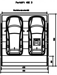 Sistem mecanic de parcare auto D-460