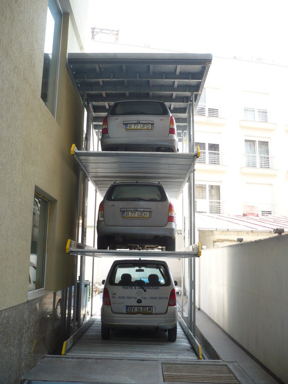 WÖHR Parklift 463 Bucuresti - cu 3 autoturisme - Sisteme de parcare auto WÖHR