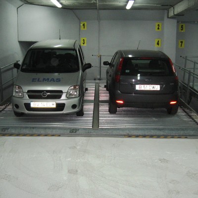 WÖHR Platforma inclinata cu 2 autoturisme - Sisteme de parcare auto WÖHR