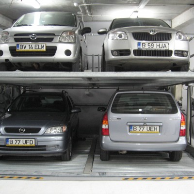 WÖHR Sistem de parcare economic - 2 masini parcate deasupra altor 2 - Sisteme de parcare
