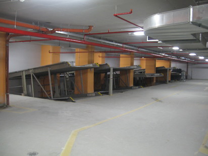 Prezentarea sistemului de parcare cu 2 platforme inclinate PARKLIFT 402 Sisteme de parcare - Sediu birouri