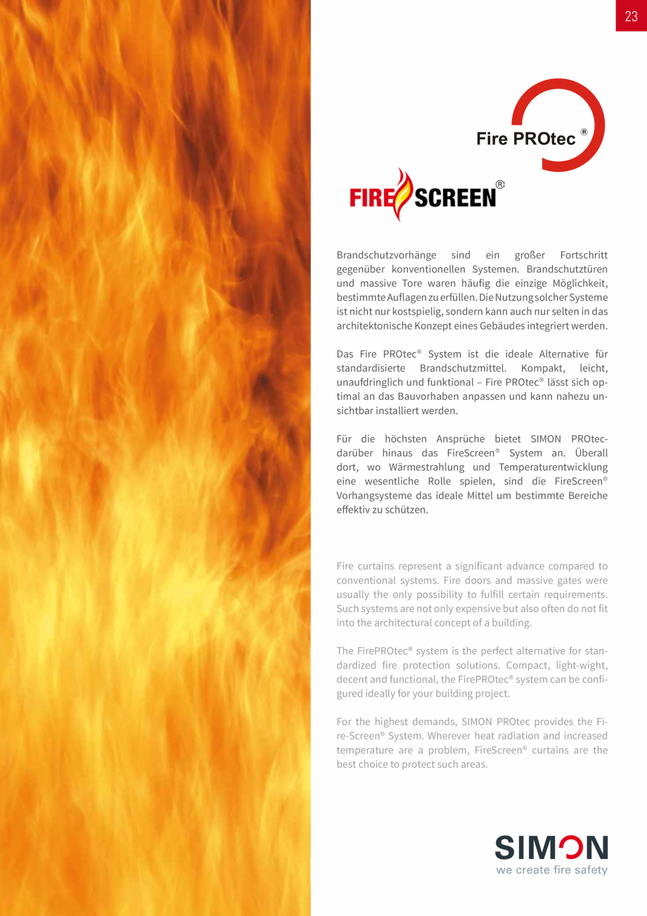 Pagina 23 - Cortine automate rezistente la foc KADRA Catalog, brosura Engleza, Germana d safety...