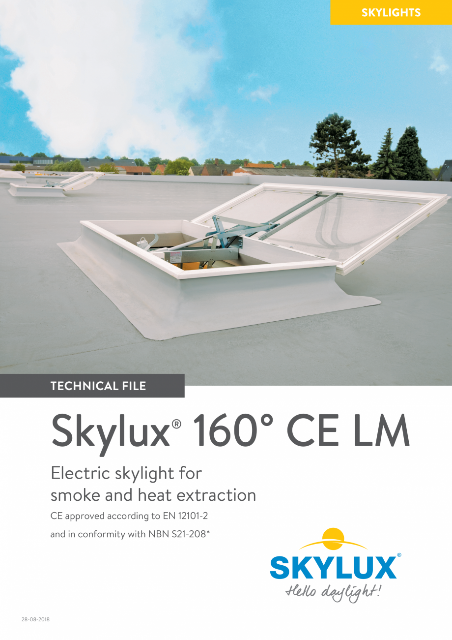 Pagina 1 - Trapa electrica pentru evacuarea fumului - Skymax KADRA Fisa tehnica Romana, Engleza...