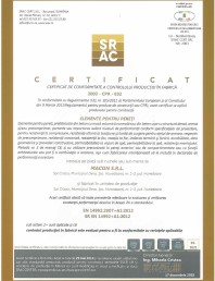 Certificat CPF- Elemente pentru pereti