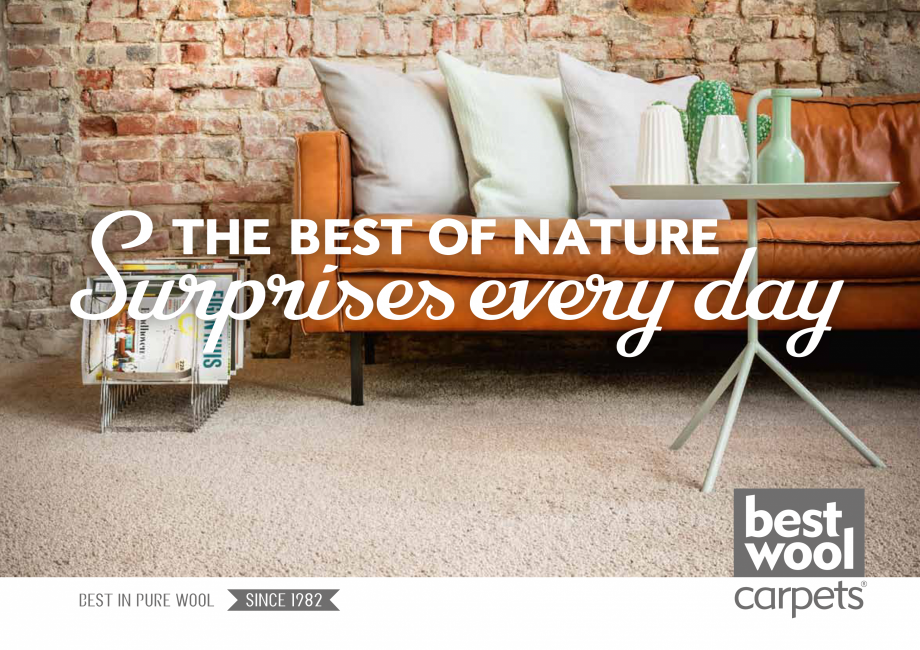 Pagina 1-Brosura Best Wool - colectiile mochete lana BEST WOOL Pure New 2021 Catalog, brosura Engleza...