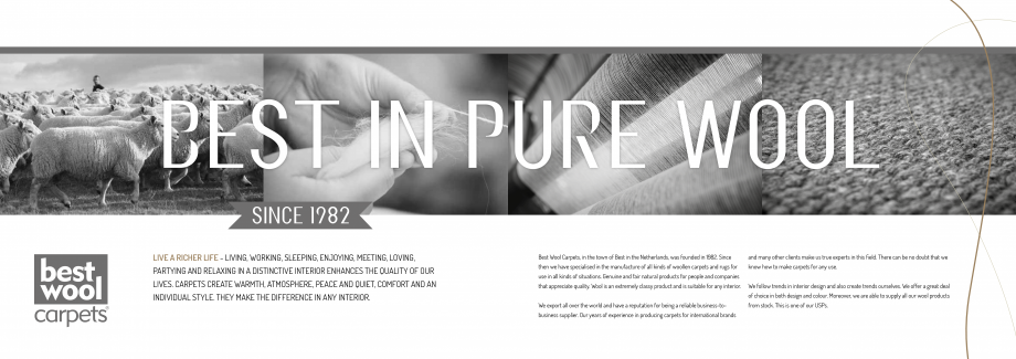 Pagina 2-Brosura Best Wool - colectiile mochete lana BEST WOOL Pure New 2021 Catalog, brosura Engleza ucts
...