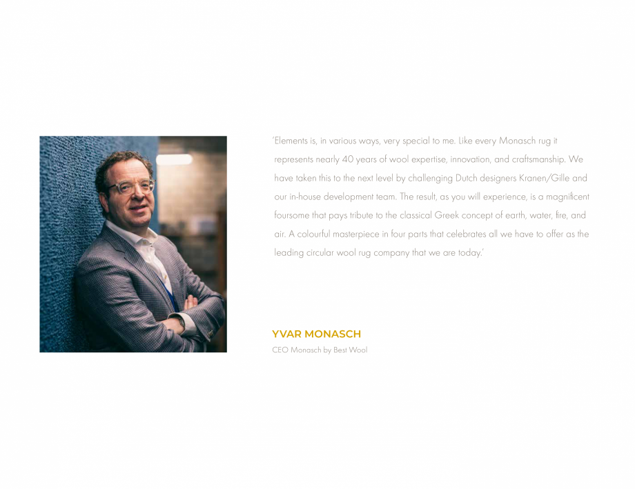 Pagina 3-Covor din lana Monasch BEST WOOL Elements Catalog, brosura Engleza ower that enriches a design to...