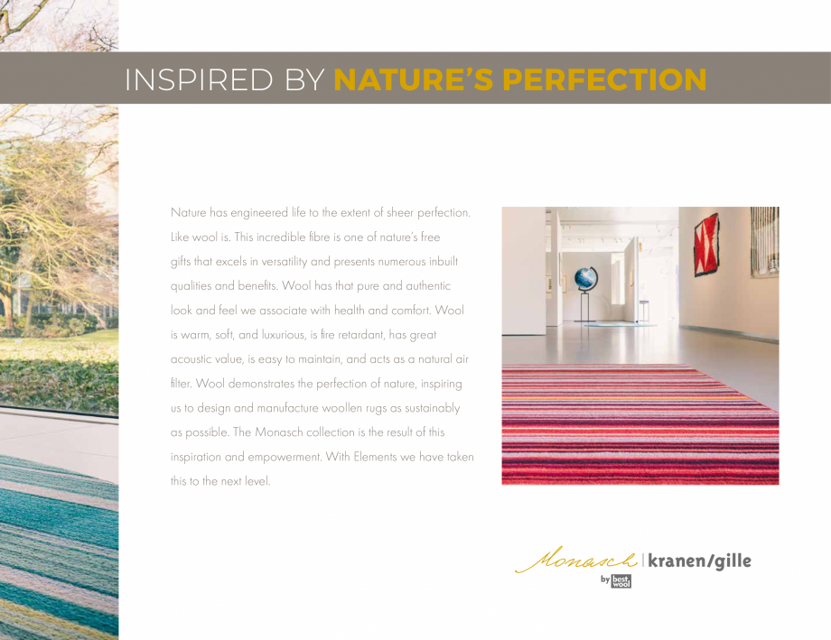 Pagina 5-Covor din lana Monasch BEST WOOL Elements Catalog, brosura Engleza tatic
motion. After all, it is...