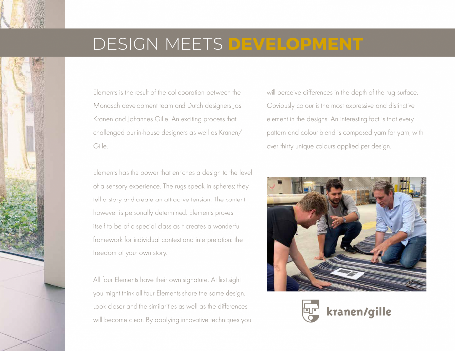 Pagina 7-Covor din lana Monasch BEST WOOL Elements Catalog, brosura Engleza ppear in
the patterns is...