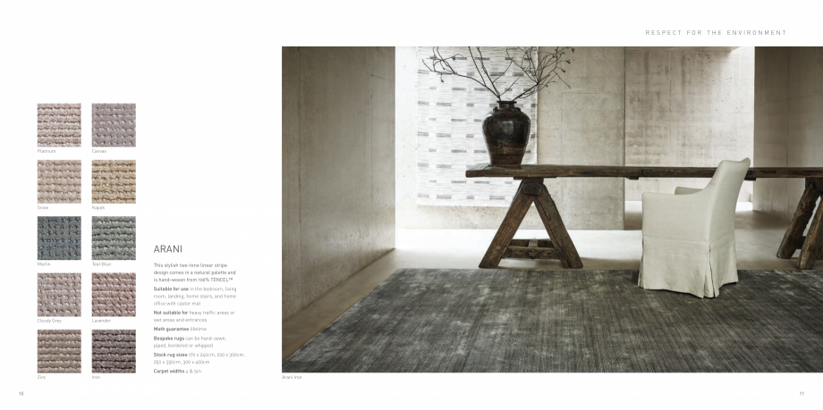 Pagina 6-Covoare tesute manual Jacaranda Catalog, brosura Engleza oom, landing, and home office with castor...