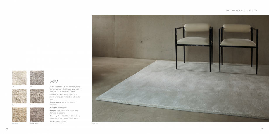 Pagina 10-Covoare tesute manual Jacaranda Catalog, brosura Engleza ®.

25

NATURAL FIBRES
& ENVIRONMENT...