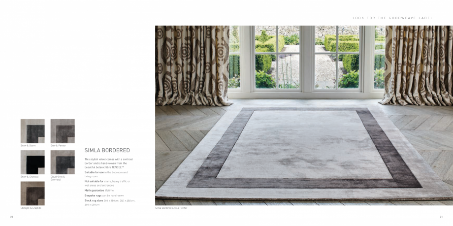 Pagina 11-Covoare tesute manual Jacaranda Catalog, brosura Engleza  activist Kailash Satyarthi and his...