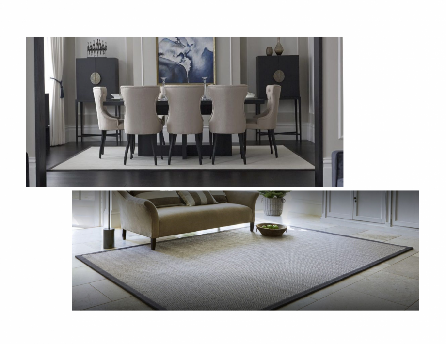 Pagina 2-Tipuri de borduri  finisaje perimetrale - la covoarele Jacaranda Jacaranda Catalog, brosura Romana 