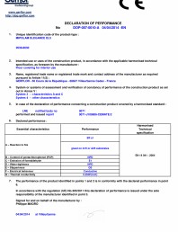 Certificat DoP - Pardoseala conductiva