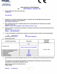Certificat DoP - Pardoseala conductiva