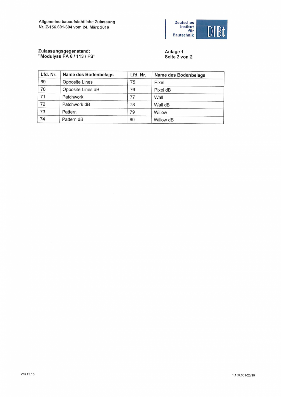 Pagina 9-Certificat pentru mocheta dale - nr. ENP428  modulyss Certificare produs Engleza et&
Vision
Wall...