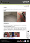 Recomandari de instalare pentru pardoseli din cauciuc  Sportec - Sportec Color 15