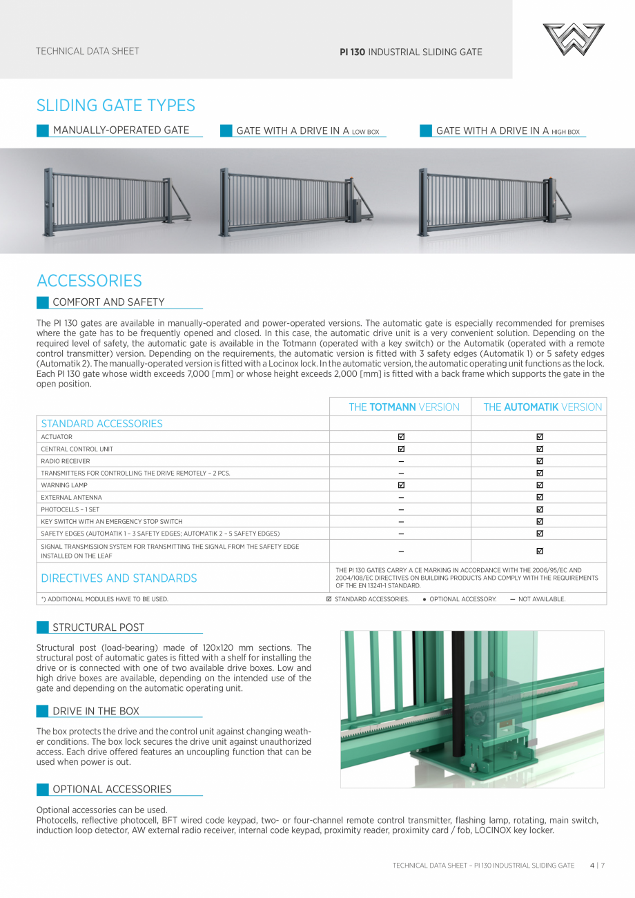Pagina 4-Porti culisante DECORIO PI130 Fisa tehnica Engleza er are used (2 x 8 m), an opening width up to 16 ...