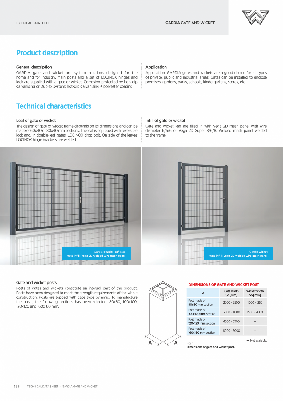 Pagina 2-Porti batante DECORIO Gardia Fisa tehnica Engleza GARDIA GATE AND WICKET

TECHNICAL DATA SHEET
...