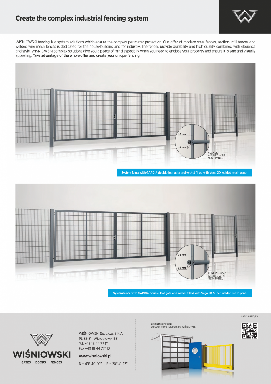Pagina 8-Porti batante DECORIO Gardia Fisa tehnica Engleza cket leaf frame made of 60x40 or 80x40 mm sections...