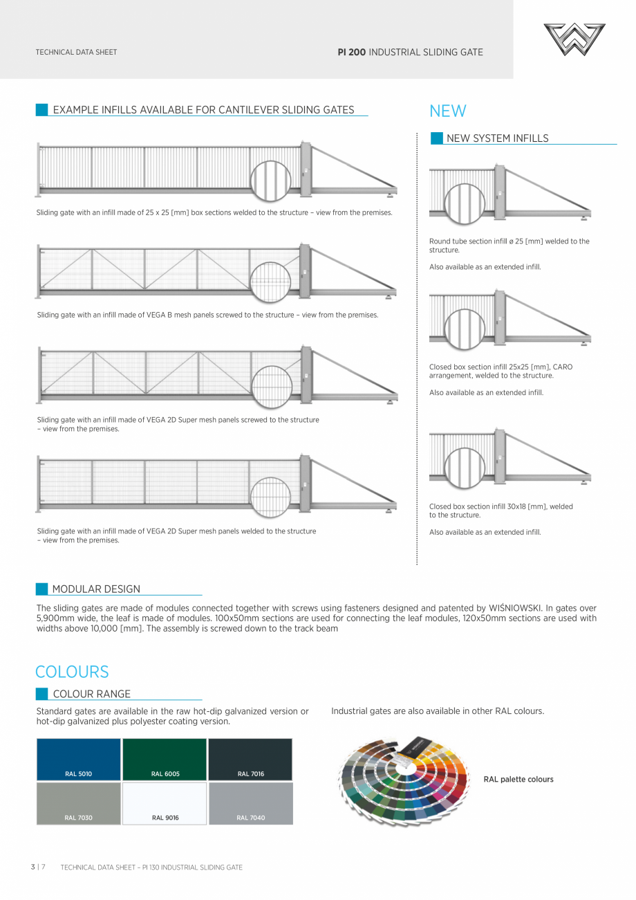 Pagina 3-Porti culisante DECORIO PI200 Fisa tehnica Engleza s are installed around industrial buildings,...