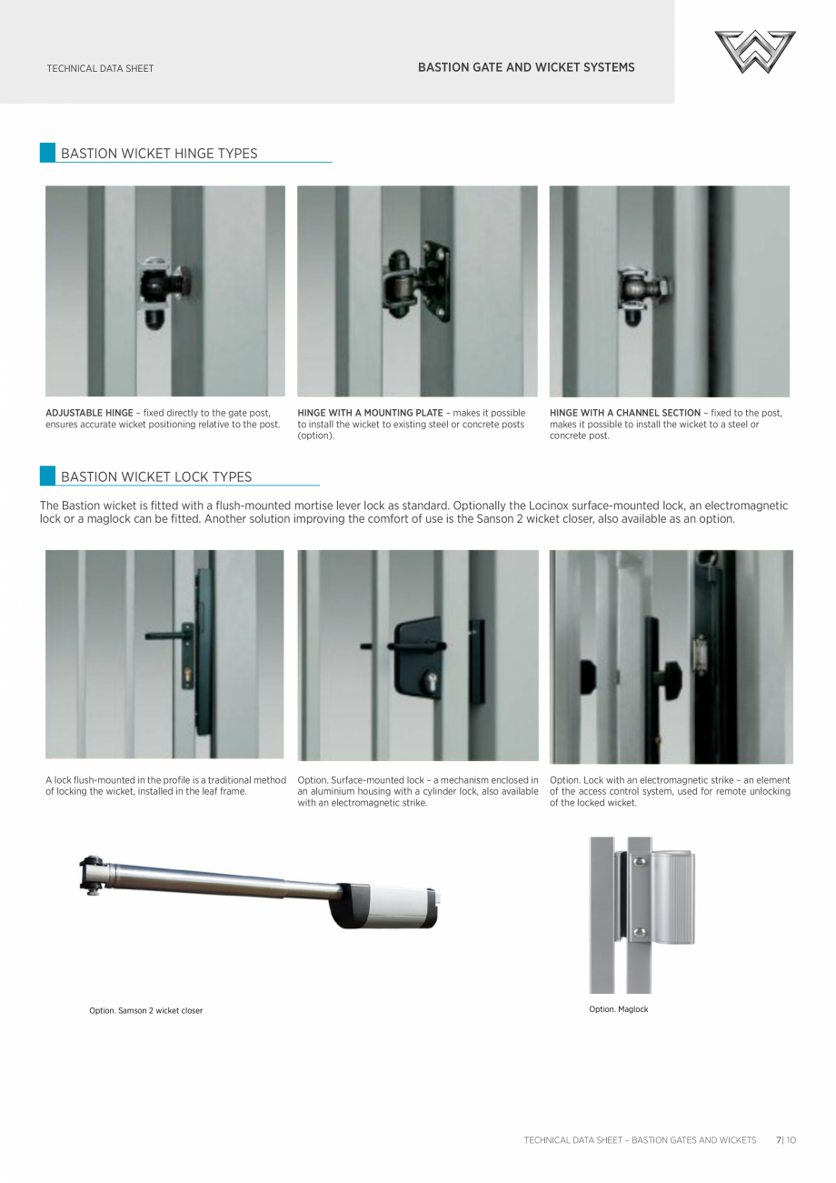 Pagina 7-Porti batante DECORIO Bastion Fisa tehnica Engleza ET SYSTEMS

TECHNICAL DATA SHEET

TOP LEVEL OF...