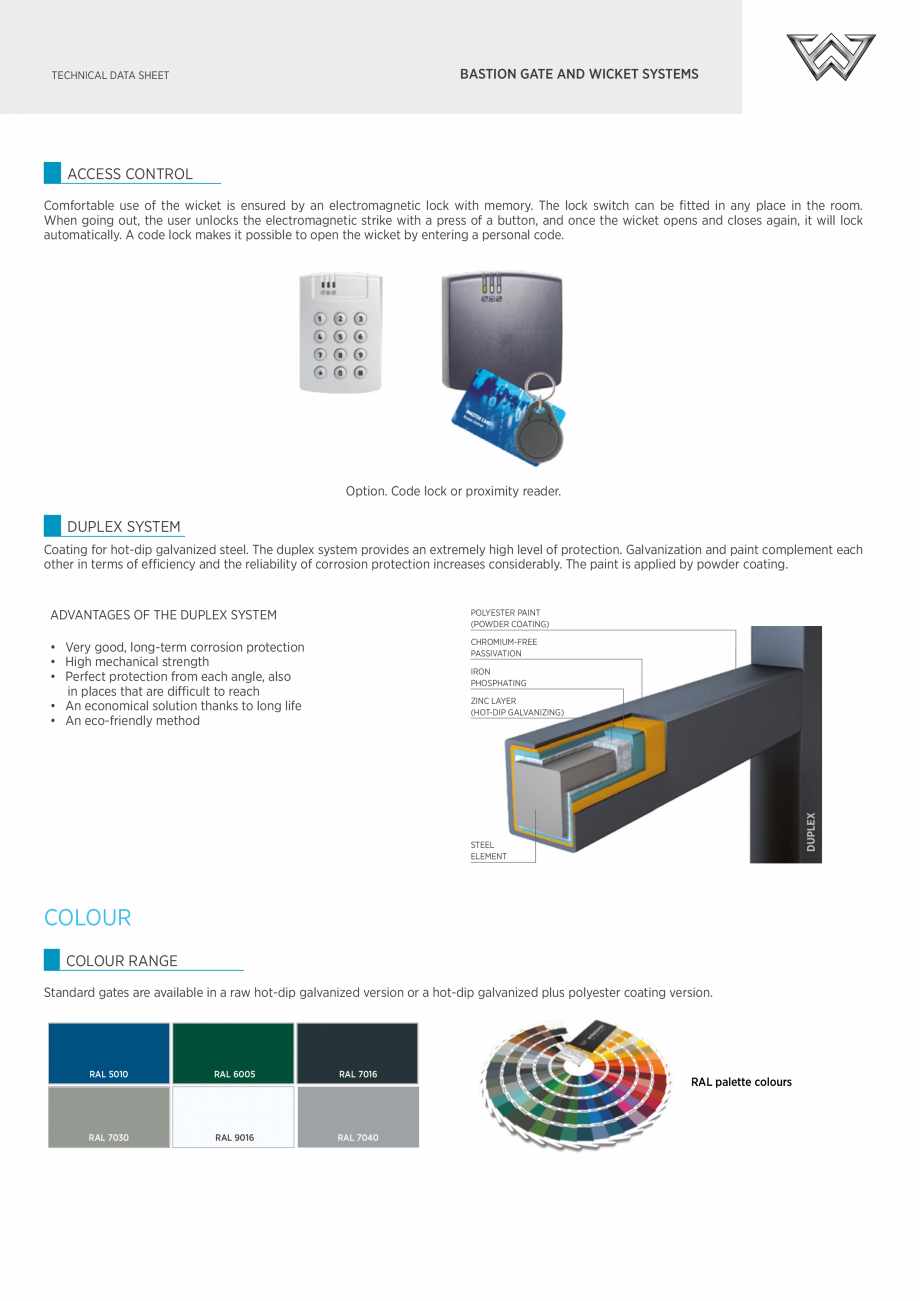Pagina 8-Porti batante DECORIO Bastion Fisa tehnica Engleza the
infrared beam is interrupted and movement...