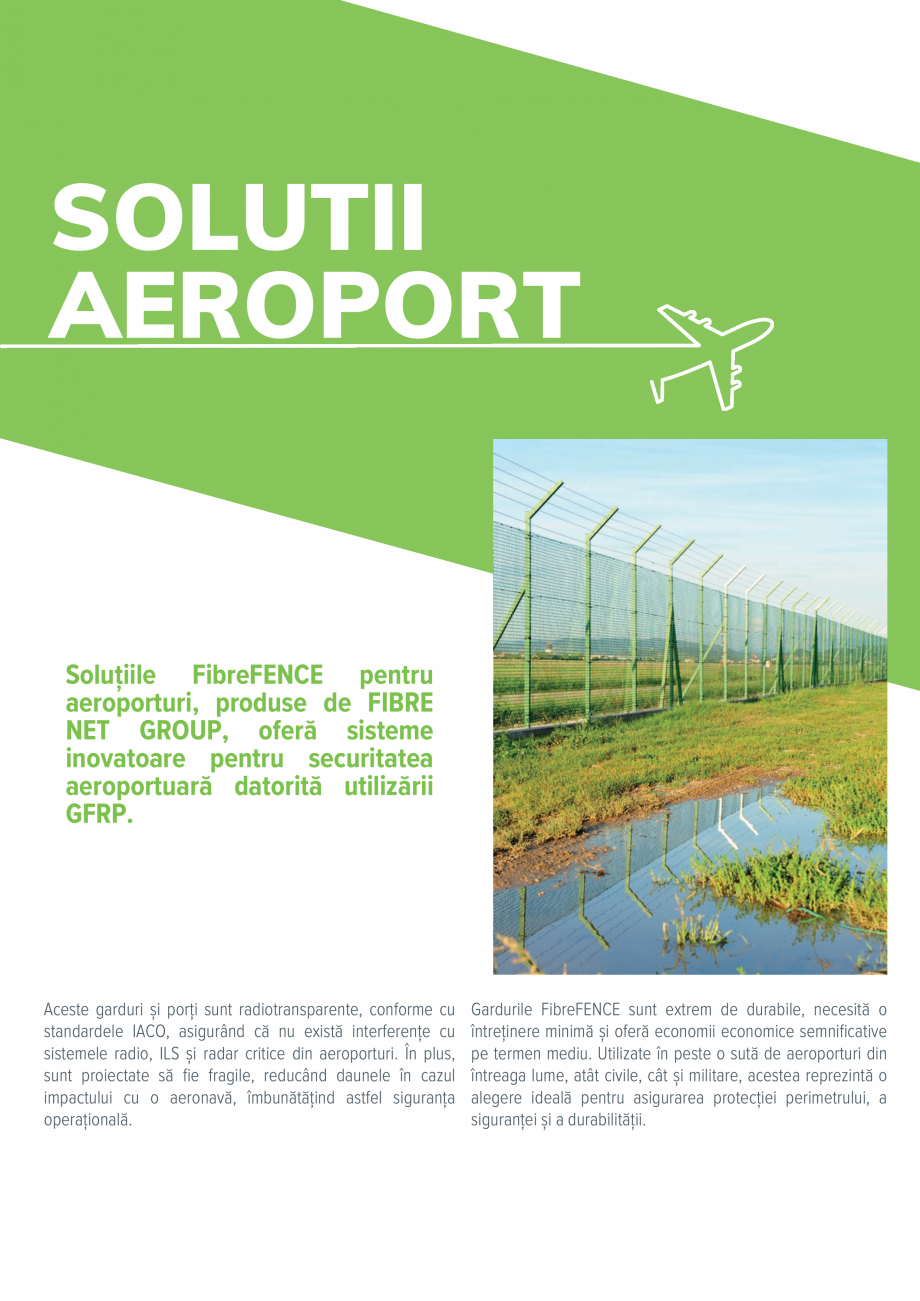 Pagina 3-Garduri si porti din GFRP FIBREFENCE bare, plasa, grilaj Catalog, brosura Romana ât civile, cât...