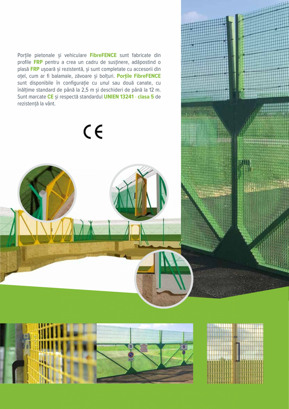 Pagina 17-Sisteme de garduri frangibile fara interferente FIBREFENCE bare, plasa, grilaj Catalog, brosura...