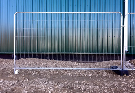 Porti de acces temporar pentru organizare de santier DECORIO