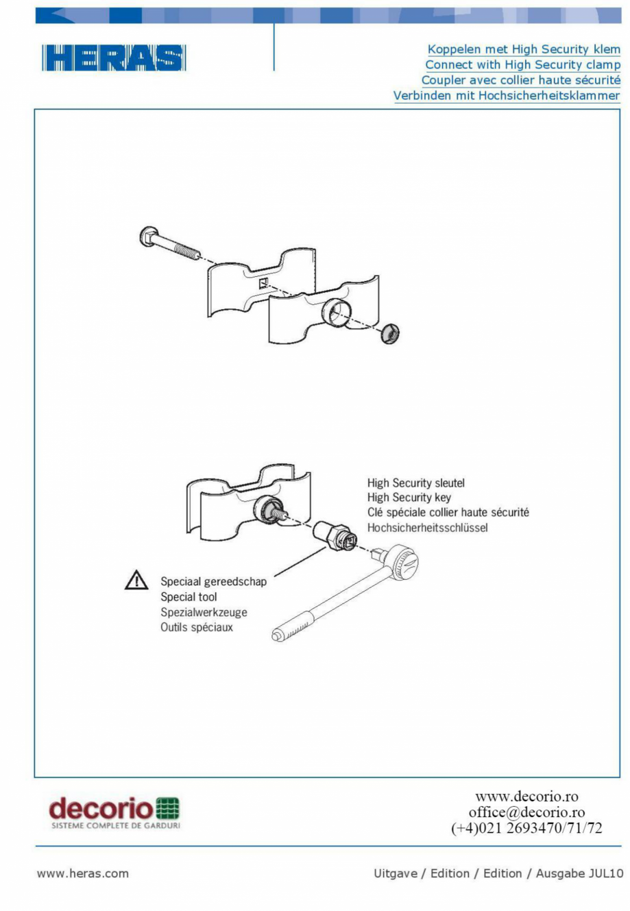 Pagina 1 - Colier anti-furt gard mobil DECORIO M400, M100, M200, M300, M350, M400 Fitting Panel,...