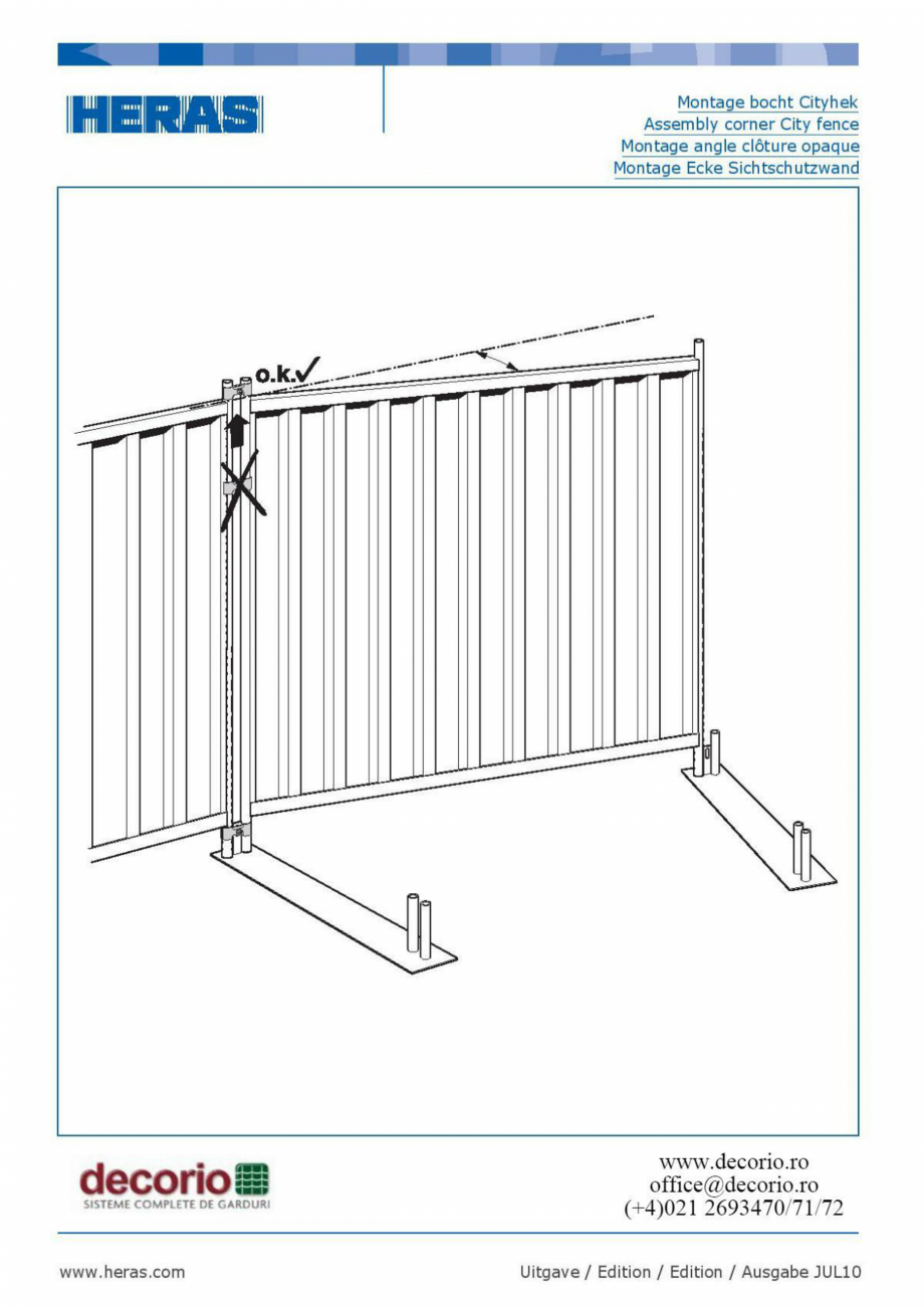 Pagina 1-Montaj panouri opace in zone ce nu sunt perfect drepte DECORIO M400, M100, M200, M300, M350, M400...