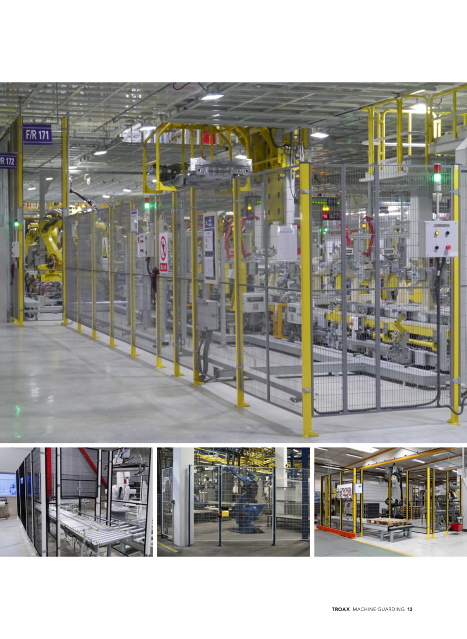 Pagina 13-Catalog - Garduri pentru spatii de protectie a robotilor sau a utilajelor TROAX Catalog, brosura...