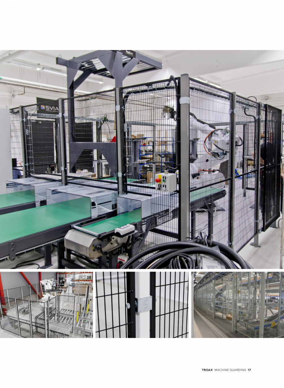 Pagina 17-Catalog - Garduri pentru spatii de protectie a robotilor sau a utilajelor TROAX Catalog, brosura...