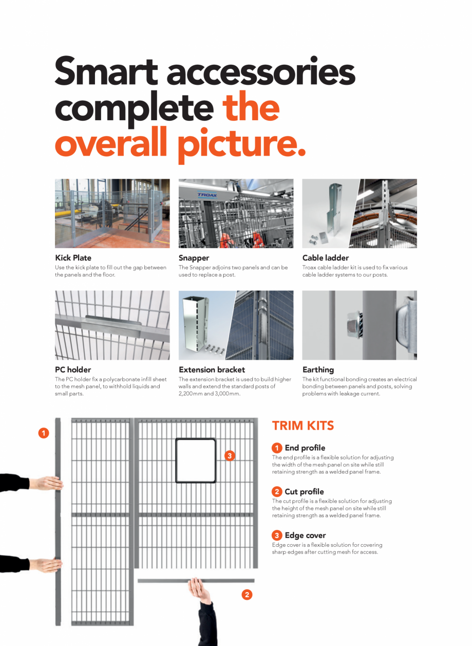 Pagina 22-Catalog - Garduri pentru spatii de protectie a robotilor sau a utilajelor TROAX Catalog, brosura...