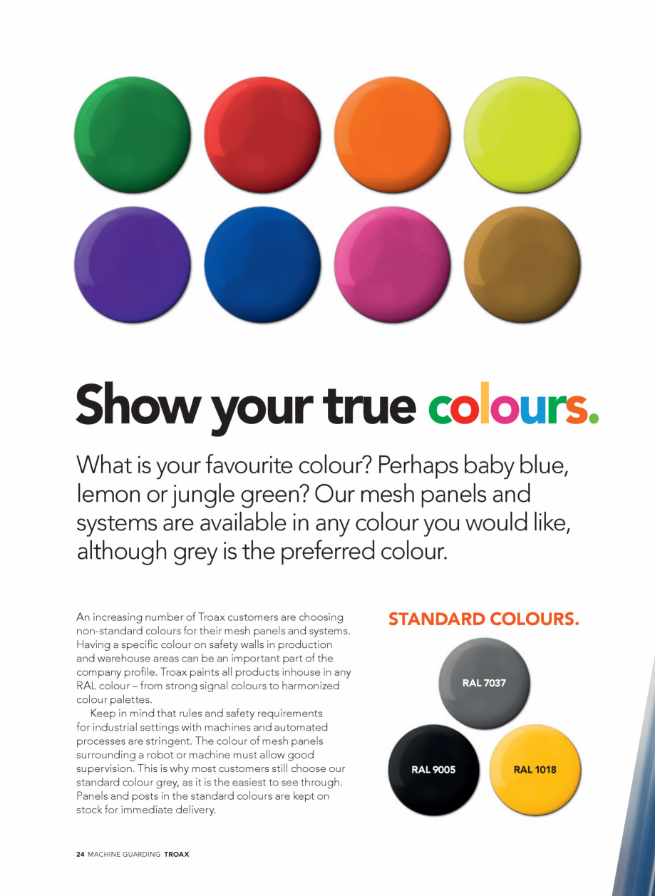 Pagina 24-Catalog - Garduri pentru spatii de protectie a robotilor sau a utilajelor TROAX Catalog, brosura...