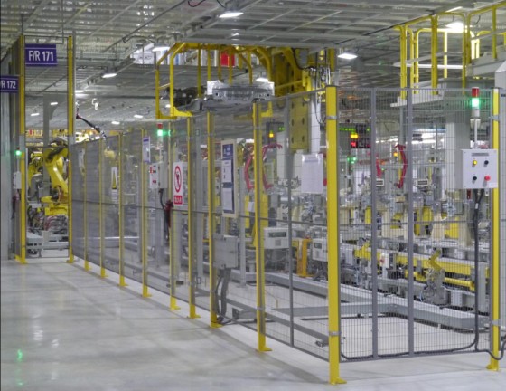 TROAX Panouri speciale pentru securitatea liniilor industriale - Garduri pentru spatii de protectie a robotilor sau