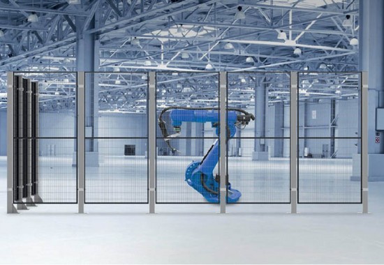 Garduri pentru spatii de protectie a robotilor sau a utilajelor TROAX