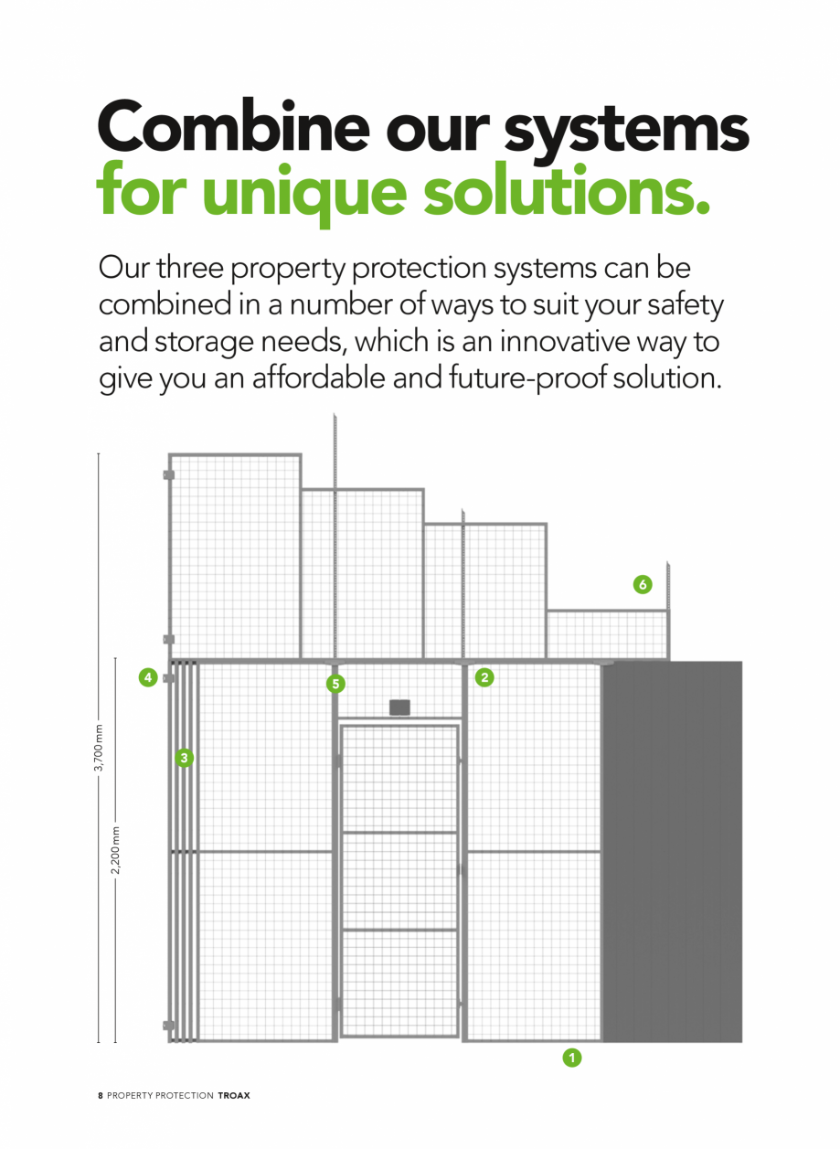 Pagina 8-Catalog - Sisteme pentru configurarea spatiilor de depozitare  TROAX TROAX Clasic, TROAX Safe, TROAX...